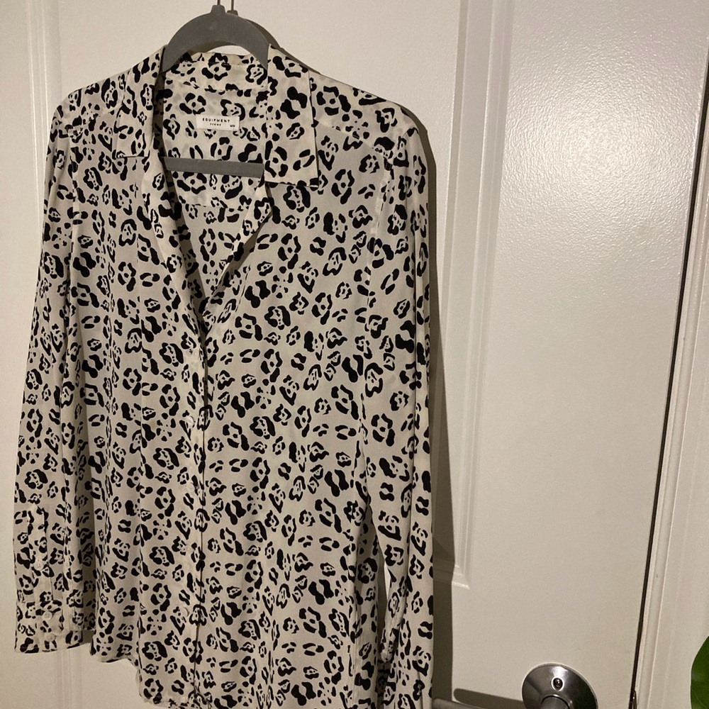Chico's Leopard Print Blouse